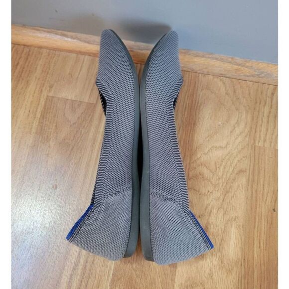 Rothy's Pointed Grey Slip-on Flats 7 - Picture 3 of 8